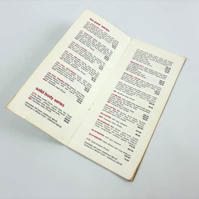 Gibson Suggested Price List – June 20, 1975 image 2