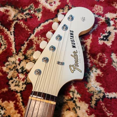 2019 Fender Char Signature Mustang Zicca Limited Edition Olympic White w/ Matching Headstock, Japanese Domestic Only, MIJ Japan image 15