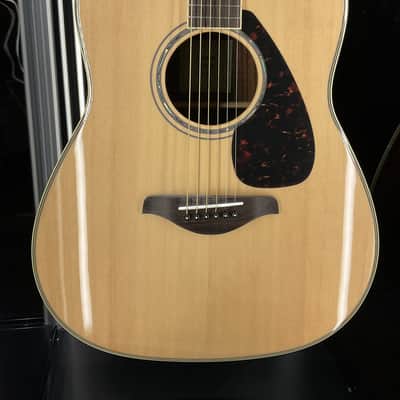 Brand New Yamaha FG830 Dreadnought Acoustic Guitar - Natural image 1