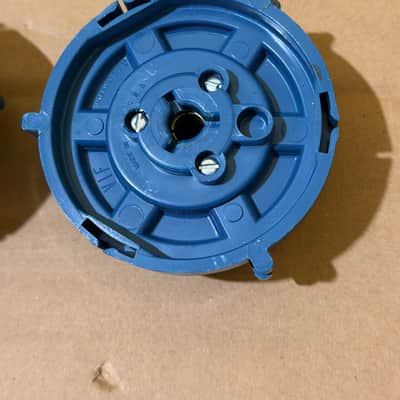 VIF International NAB Reel Hub Adapters Pair Blue 10.5” Reel-to-Reel Tape Recorder Made USA image 3