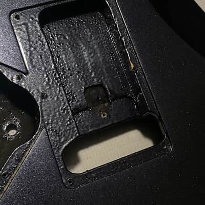 2004 Indonesian Ibanez RG220B Navy Metallic Basswood Guitar Body Floyd Ready image 13