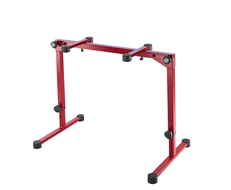 K&M 18820.019.91 Omega Pro Keyboard Stand, Red image 1