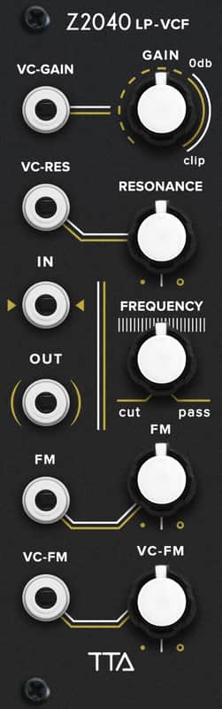 TIPTOP AUDIO Z2040 4-POLE VCF v2-BLACK : BRAND NEW :  [DETROIT MODULAR] image 1