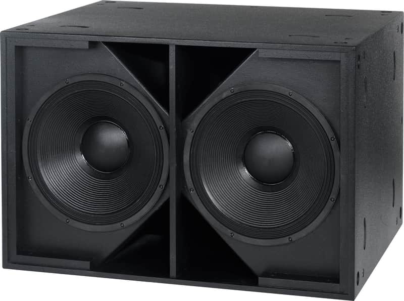 Pair Massive Tannoy VS218DR Dual 18" passive subwoofers. image 1