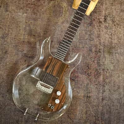 Ampeg Dan Armstrong electric Guitar 1970 AMAZING! - Clear Lucite image 3
