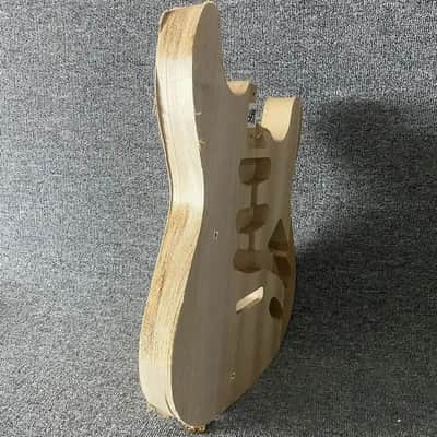 SSS Unfinished Strat Style Guitar Body image 10