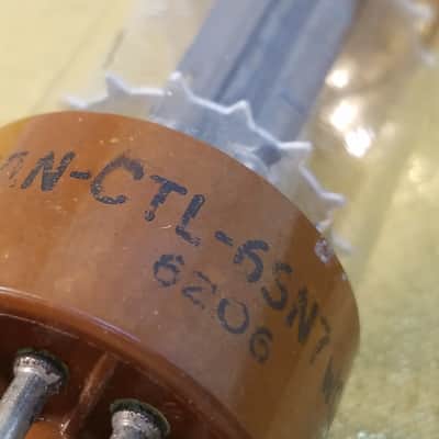 Tung-Sol JAN-CTL-6SN7WGTA tNOS AT1000 TESTED Vacuum Tube military brown base dual triode 1956-1962 image 6