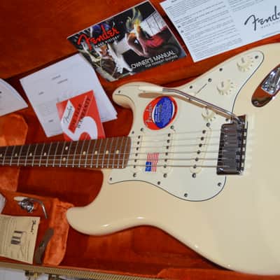 Fender Jeff Beck Artist Series Stratocaster with Hot Noiseless Pickups 2001 - Present - Olympic White image 3