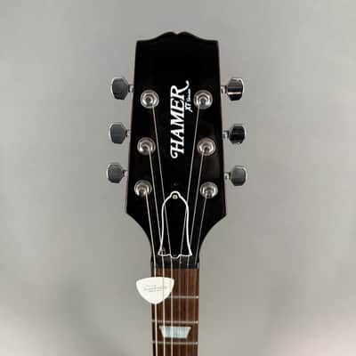 Hamer Archtop XT Serie red flame Top inkl. original Gigbag Tasche image 3