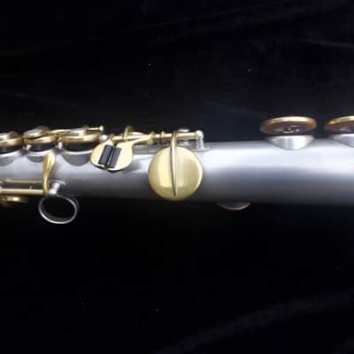 Martin Handcraft Phase III Soprano Sax - 1928 - Silver plated body, gold washed bell, gold plated keywork image 7