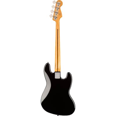 Squier Classic Vibe '70s Left-Handed Jazz Bass Guitar - Maple Fingerboard, Black image 3