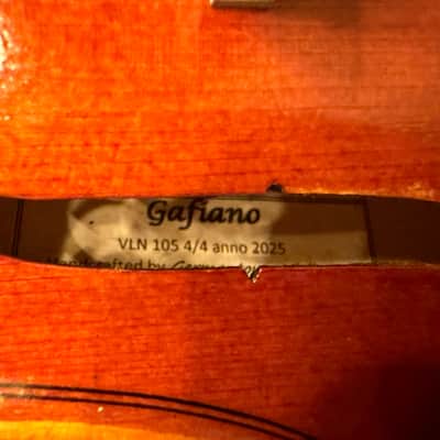 Gafiano 4/4 Violin anno 2025 w/ Case, Bow, and Accessories image 4