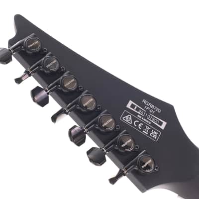 Ibanez RGRB720-BKF Iron Label Black Flat B-stock 3710gr image 9