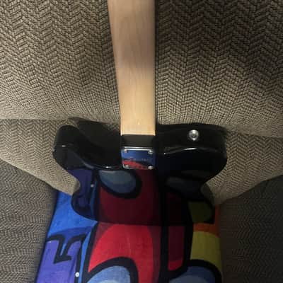 2021 Squier Bullet Telecaster with Maple Fretboard - Black image 2