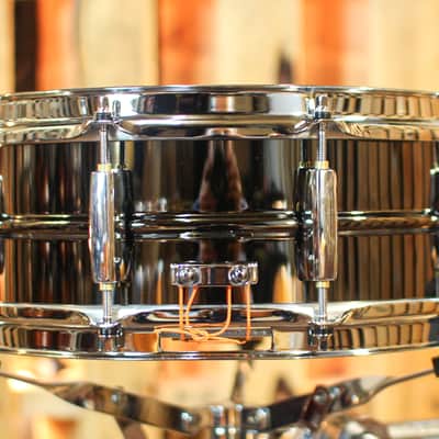 Pearl 14x5 SensiTone Heritage Alloy Black Nickel over Brass Snare Drum image 3