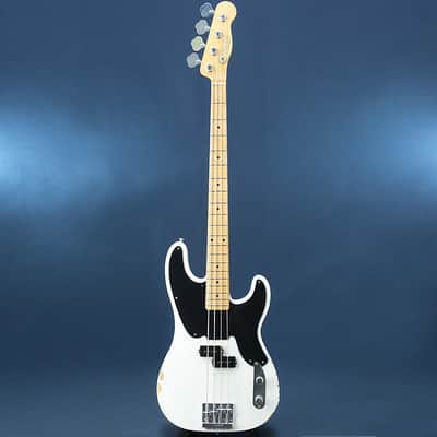Fender MEX USED ​​Mike Dirnt Road Worn Precision Bass (White Blonde) image 3