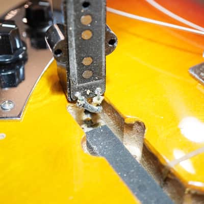 1982 Fender Japan JV Jazz Bass ’62 Vintage Reissue JB62-75 Sunburst MIJ Fujigen w/ MONO Case image 18