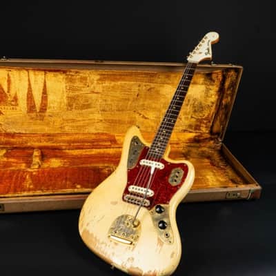 Fender Jaguar 1964 - Olympic White with Matching Headstock image 2