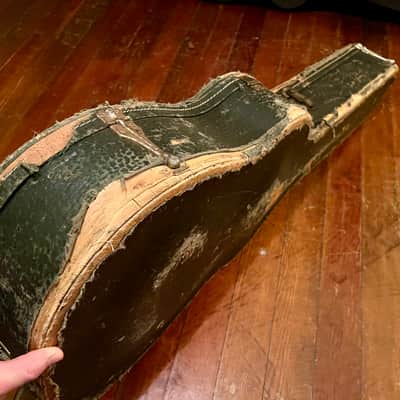 Ess & Ess Vintage Guitar Case 1950s - Black and Gold image 15