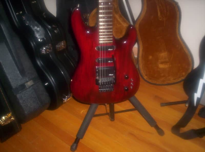 Vintage Aria Pro II / Case CT Series /Floyd Rose early 80's Red Mahogany image 1