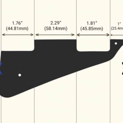 5 Ply Wide Bevel Pickguard for Gibson Les Paul Standard & Custom Made In USA image 9