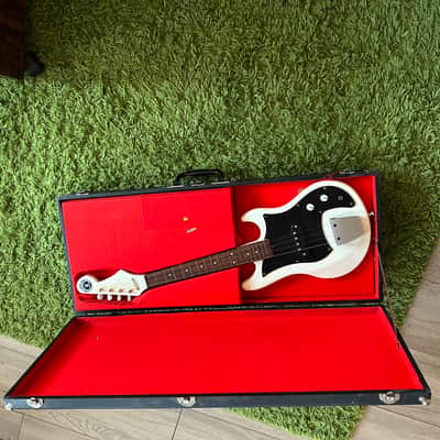 TOMBO UKULET VINTAGE 60'S JAPAN ELECTRIC UKULELE WHITE W/CASE/AMP image 1