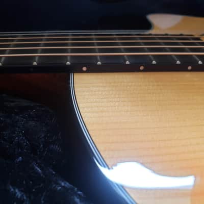 Breedlove Custom Shop Series SJ25 Custom [A/E] | Port Orford Cedar and Figured & Flamed Walnut | Signed Jayson Bowerman image 6