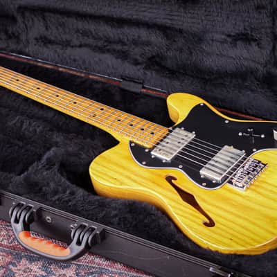 1973 Fender Telecaster Thinline Natural image 12