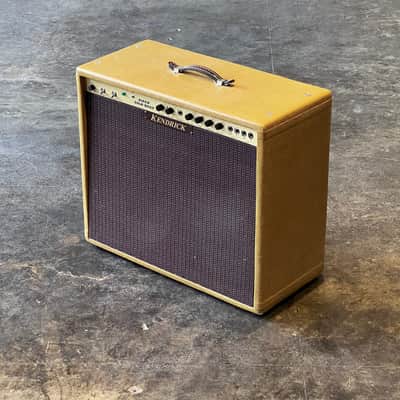 Kendrick CUSTOM ORDER 1x10”/1x12” Black Gold Harp Amp - Tweed image 2