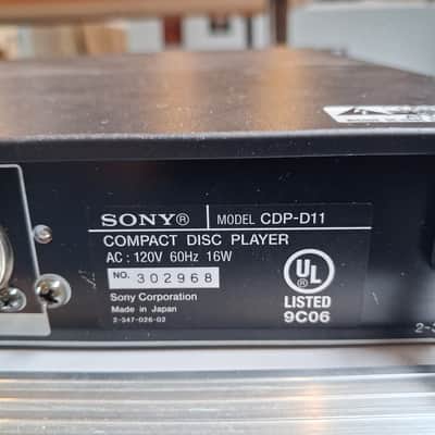 Sony - CDP-D11 | Professional Grade CD Player w/High Density Linear Converter image 8