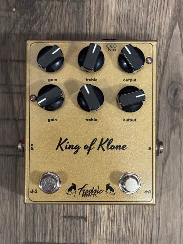 Fredric Effects King of Klone - Dual Channel Klon-Style Overdrive - Gold image 1