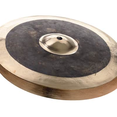 STAGG 10" Black Metal Rock Hi-Hat Cymbals with Dark Shimmer and Mysterious Sound image 2