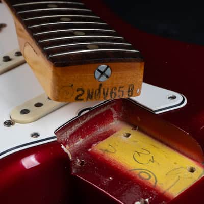 1965/1966 Fender Stratocaster - Candy Apple Red image 24