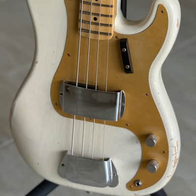 Fender Custom Shop '59 Precision Bass 2025 - Relic Aged White Blonde image 1
