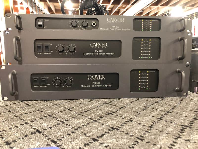 CARVER PM-600 PAパワーアンプ 業務用パワーアンプ カーバー Carver PM-600 Magnetic Field Power Amplifier (AS IS) — SpenCertified