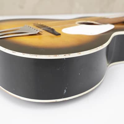 60s Fender F-70-B Uni-Bar Parlor Acoustic Slide Guitar F-1000 w/Soft Case #55890 image 11