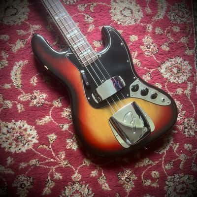 1974 Fender Jazz Bass Completely original with case and covers - light weight image 5