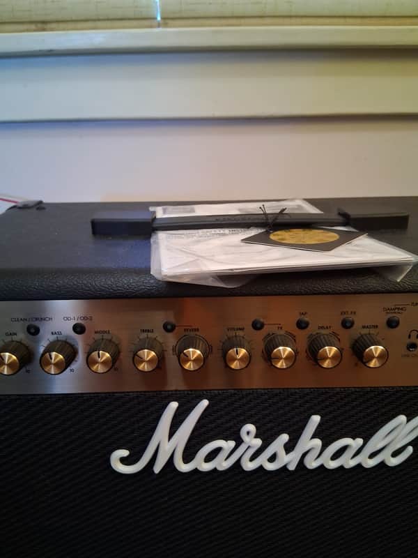 Marshall MG Gold MG50GFX 4-Channel 50-Watt 1x12" Solid State Guitar Combo 2018 - Present - Black image 1
