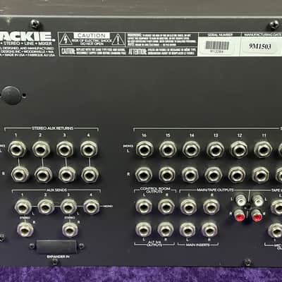 Mackie LM-3204 5U rackmount 16-channel stereo line passive mixer image 7