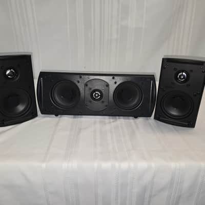 Definitive ProMonitor 80 Bookshelf Speakers & Pro Center 100 - Black image 2
