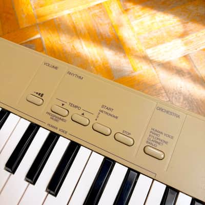 Vintage Yamaha PortaSound PSS-110 Mini Keyboard Synthesizer Made in Japan 1983! With brand new power supply! image 4
