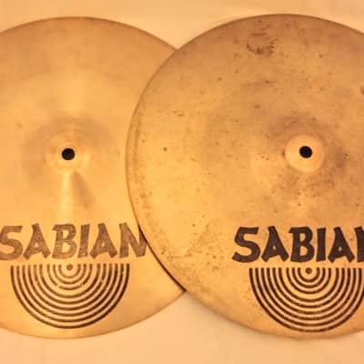 SABIAN HEAVY STAGE HI-HATS PAIR -FREE SHIPPING TO CUSA! image 2