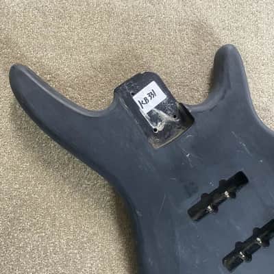 Black 4 String Electric Bass Basswood Body image 8