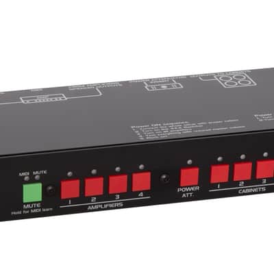 Immagine N-audio 4X4 Amp Cabinet speaker amplifier switcher selector - 1