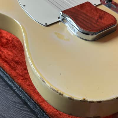 1967 Fender Telecaster Olympic White Custom Color All Original with CITES image 6