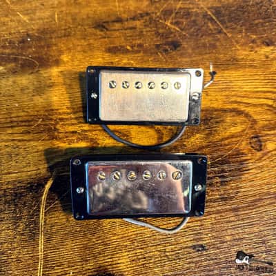 Gibson Custom Shop CustomBucker PAF- Set of 2 w/ Ring (2020s - Nickel w/ Black Ring) image 2