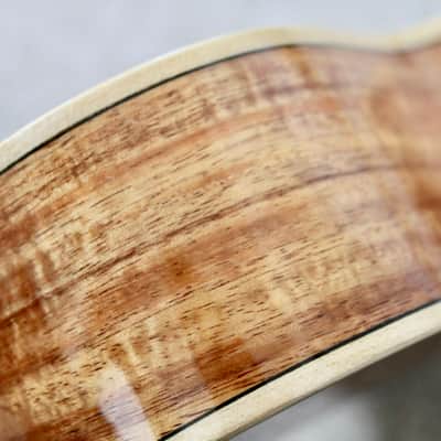 Big Island Ukulele Co Solid Golden Koa Concert Ukulele KX-CTG  W/ Carrying Case image 14