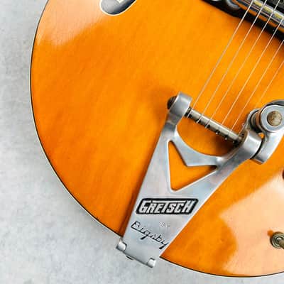 Gretsch 6120 Chet Atkins Hollowbody Thinline 1962 - Western Orange image 5