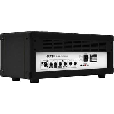Orange Super Crush 100 100-watt Solid State Head - Black image 5