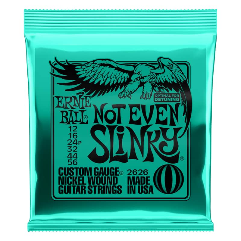 Ernie Ball 2626 Not Even Slinky Nickel Wound Electric Guitar Strings – .012-.056 image 1